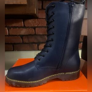Navy Combat Boots